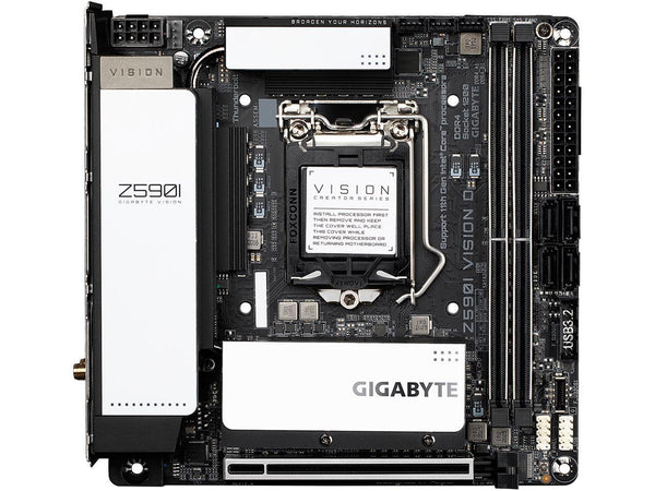 GIGABYTE Z590I Vision D (LGA 1200/ Intel/ Z590/ Mini-ITX/Dual M.2/ PCIe