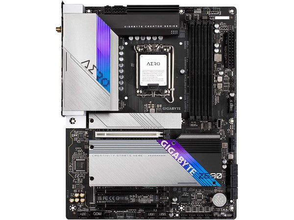 GIGABYTE Z690 AERO G (LGA 1700/ Intel Z690/ ATX/ DDR5/ Quad M.2/ PCIe