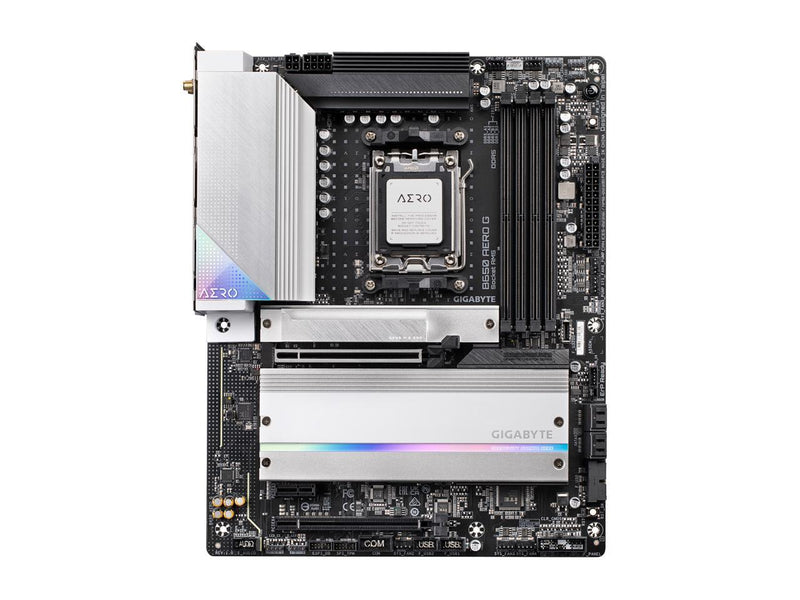 GIGABYTE B650 AERO G AM5 LGA 1718 AMD B650 ATX Motherboard with 5-Year Warranty,