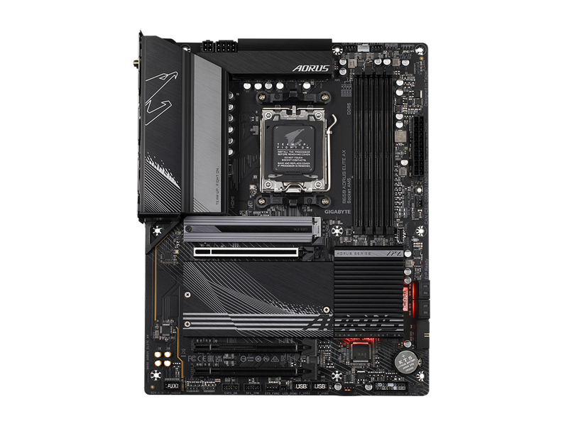 GIGABYTE B650 AORUS ELITE AX AM5 LGA 1718 AMD B650 ATX Motherboard DDR5, M.2,