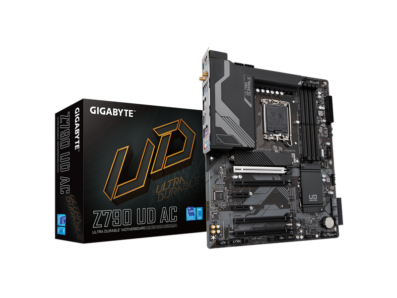 GIGABYTE Z790 UD AC LGA 1700 Intel Z790 ATX Motherboard with DDR5, Triple M.2,