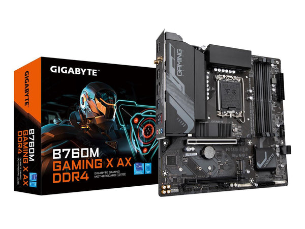 GIGABYTE B760M GAMING X AX DDR4 LGA 1700 Intel B760 M-ATX Motherboard with DDR4,