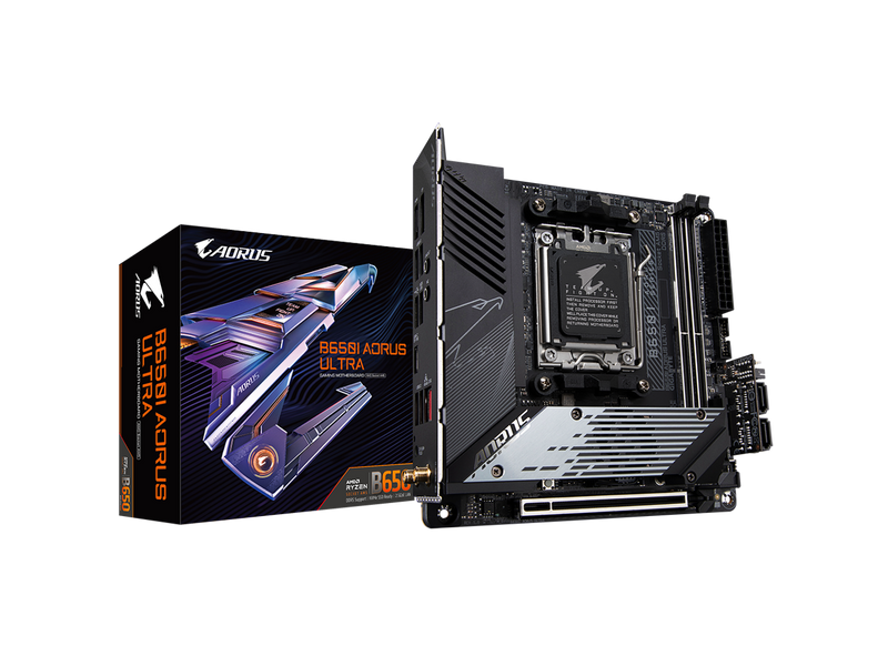 GIGABYTE B650I AORUS ULTRA AM5 AMD B650 SATA 6Gb/s Mini ITX Motherboard