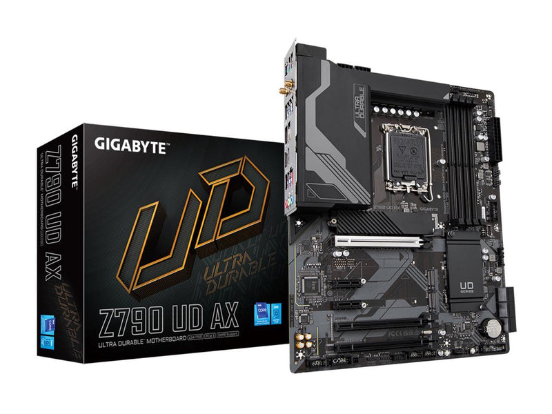 GIGABYTE Z790 UD AX LGA 1700 Intel Z790 ATX Motherboard with DDR5, Triple M.2,