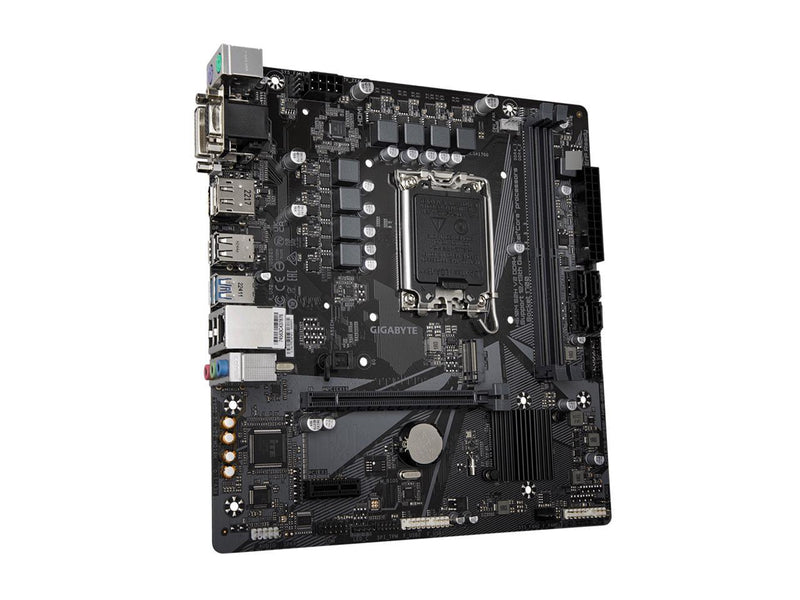 GIGABYTE H610M S2H V2 DDR4 H610 Intel LGA 1700 Micro ATX Motherboard with DDR4,
