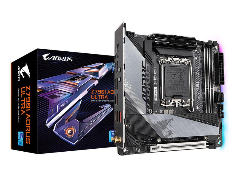 GIGABYTE Z790I AORUS ULTRA LGA 1700 Intel Z790 Mini-ITX Motherboard with DDR5,