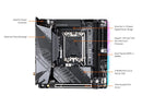 GIGABYTE B760I AORUS PRO LGA 1700 Intel B760 DDR5 SATA 6Gb/s Mini ITX