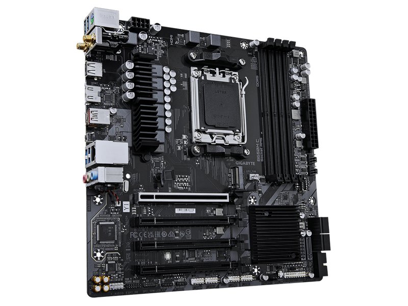 GIGABYTE B650M C AM5 LGA 1718 AMD B650 M-ATX Motherboard, DDR5, PCIe 4.0 M.2,