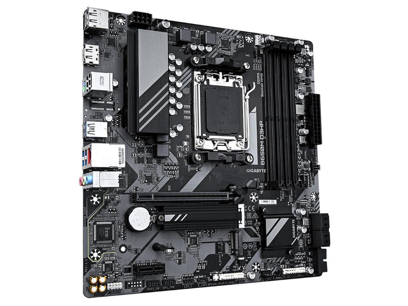 GIGABYTE B650M D3HP AM5 LGA 1718 AMD B650 M-ATX Motherboard with 5-Year