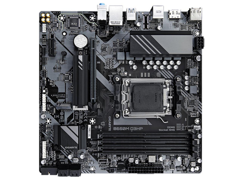 GIGABYTE B650M D3HP AM5 LGA 1718 AMD B650 M-ATX Motherboard with 5-Year