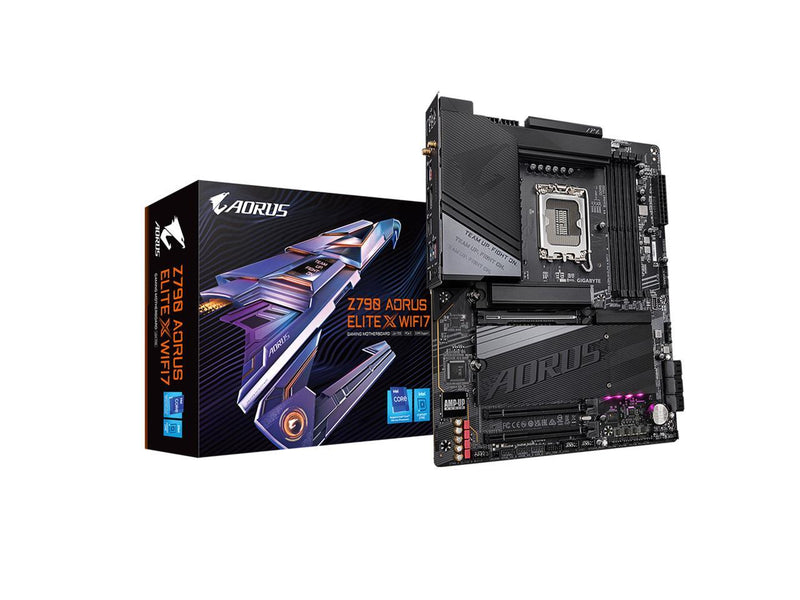 GIGABYTE Z790 AORUS ELITE X WIFI7 LGA 1700(14th,13th,12th Gen) Intel Z790 X ATX