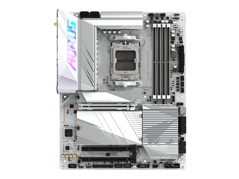 GIGABYTE X670E AORUS PRO X  AM5 LGA 1718 AMD X670E ATX Motherboard with 5-Year