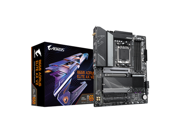 GIGABYTE B650 AORUS ELITE AX V2 AM5 LGA 1718 AMD B650 ATX Motherboard with