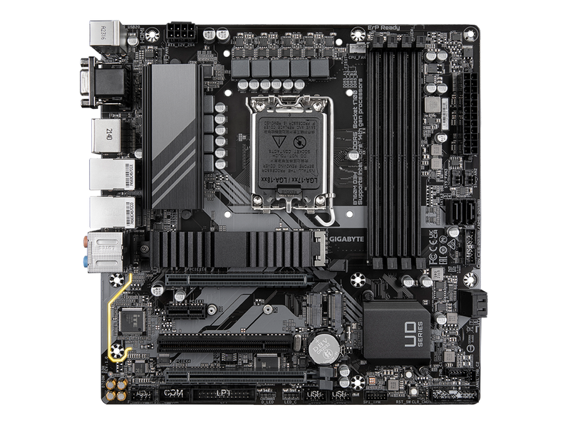 GIGABYTE B760M D3H LGA 1700 Intel B760 M-ATX Motherboard with DDR5, Dual M.2,