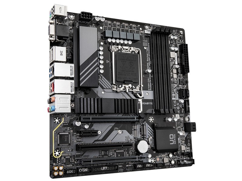 GIGABYTE B760M D3H LGA 1700 Intel B760 M-ATX Motherboard with DDR5, Dual M.2,