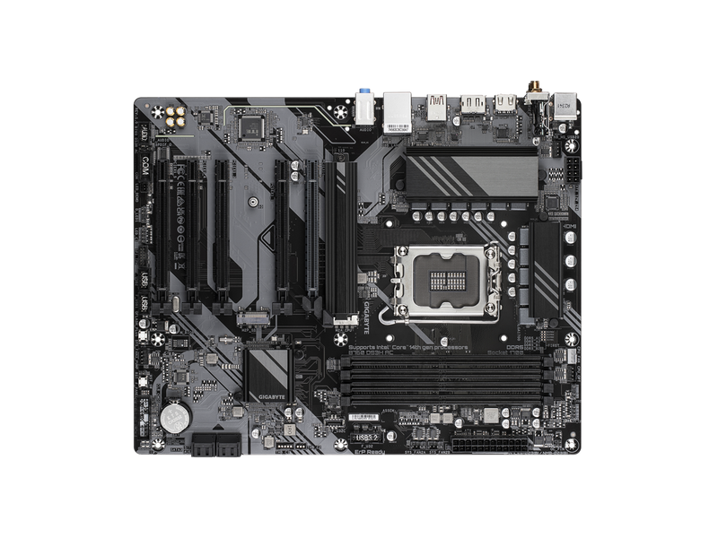 GIGABYTE B760 DS3H AC LGA 1700 Intel B760 ATX Motherboard with DDR5,  M.2, PCIe