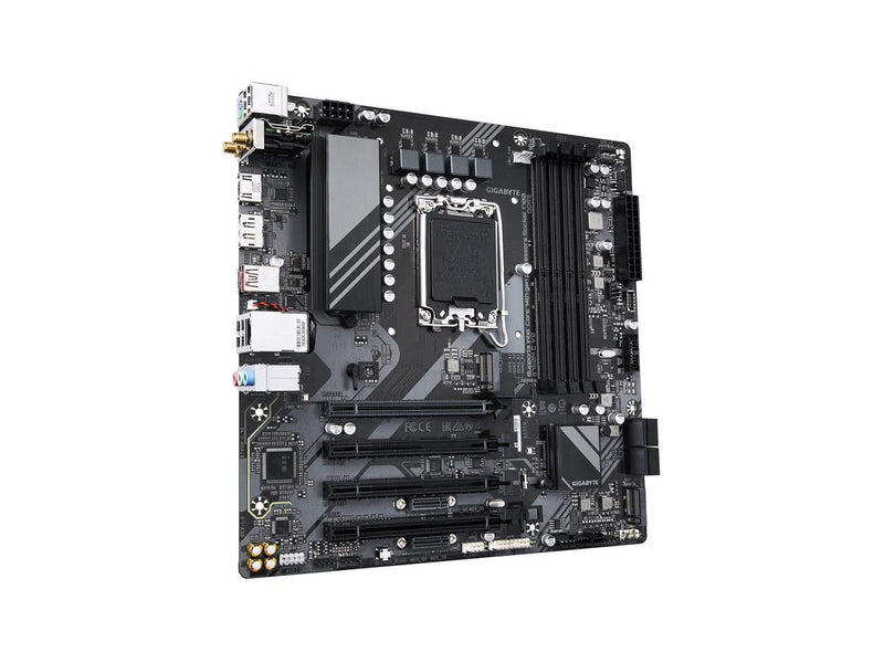 GIGABYTE B760M C V2 LGA 1700 Intel B760 M-ATX Motherboard with DDR5, Triple M.2,