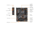 GIGABYTE B550 AORUS ELITE AX V3 AM4 AMD B550 ATX Motherboard with Dual M.2, SATA