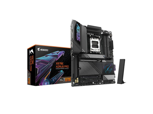 GIGABYTE X870E AORUS PRO AM5 LGA 1718, ATX, DDR5, 4x M.2, PCIe 5.0, USB4, Wi-Fi