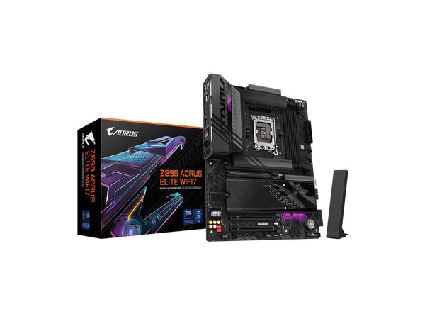 GIGABYTE Z890 AORUS ELITE WIFI7 Ultra Core (Series 2) LGA 1851, ATX, DDR5, 4x