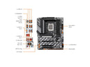 GIGABYTE Z890 UD WIFI6E Ultra Core (Series 2) LGA 1851, ATX, DDR5, 3x M.2, PCIe