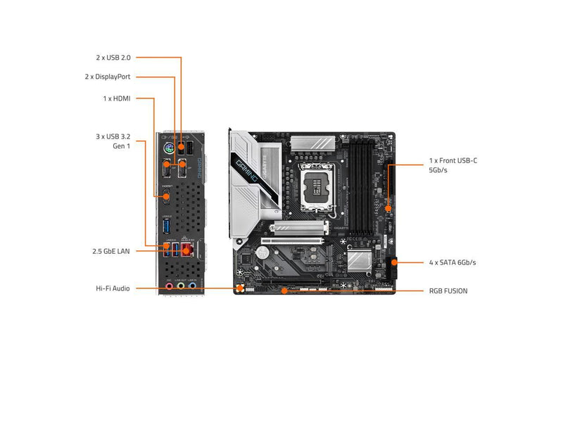 Z890M GAMING X LGA 1851 Intel Z890 Micro ATX (280) Motherboards - Intel
