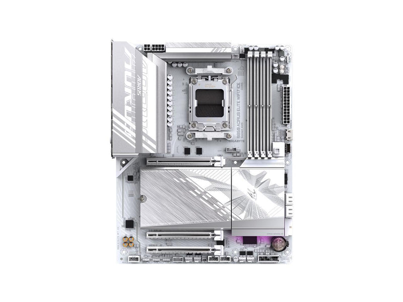 GIGABYTE B850 AORUS ELITE WIFI7 ICE AMD AM5 LGA 1718 Motherboard, ATX, DDR5, 3x