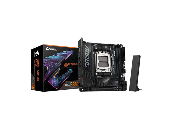 GIGABYTE B850I AORUS PRO AMD AM5 LGA 1718 Motherboard, Mini-ITX, DDR5, 2x M.2,