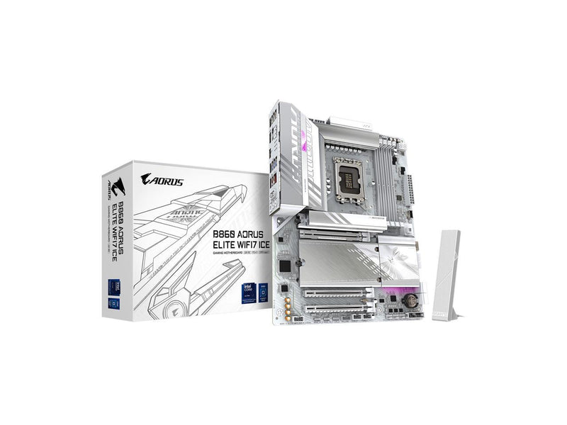 GIGABYTE B860 AORUS ELITE WIFI7 ICE Intel Core Ultra (Series 2) LGA 1851