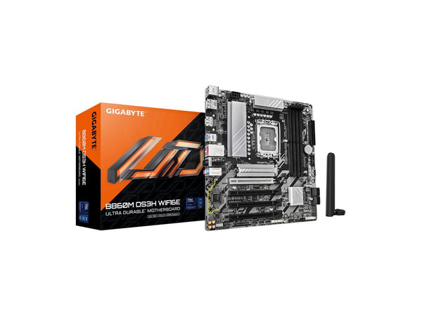 GIGABYTE B860M DS3H WIFI6E Intel Core Ultra (Series 2) LGA 1851 Motherboard,