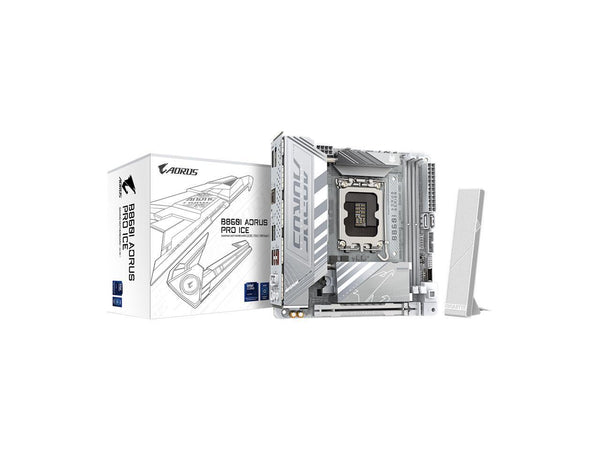 GIGABYTE B860I AORUS PRO ICE Intel Core Ultra (Series 2) LGA 1851 Motherboard,