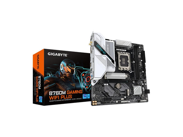 GIGABYTE B760M GAMING PLUS WIFI LGA 1700 Intel B760 M-ATX Motherboard with DDR5,