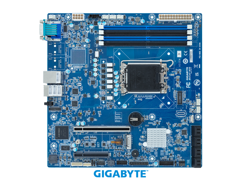 GIGABYTE MX34-BS0 Motherboard - Intel® Xeon® E-2400 - microATX UP