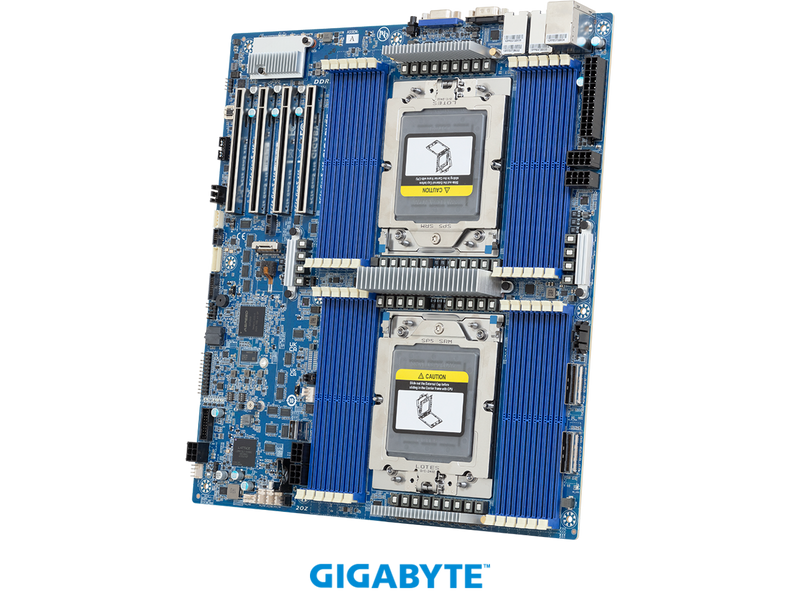 GIGABYTE MZ73-LM2 Motherboard - AMD EPYC™ 9005/9004 - E-ATX DP PCIe Gen5 cTDP
