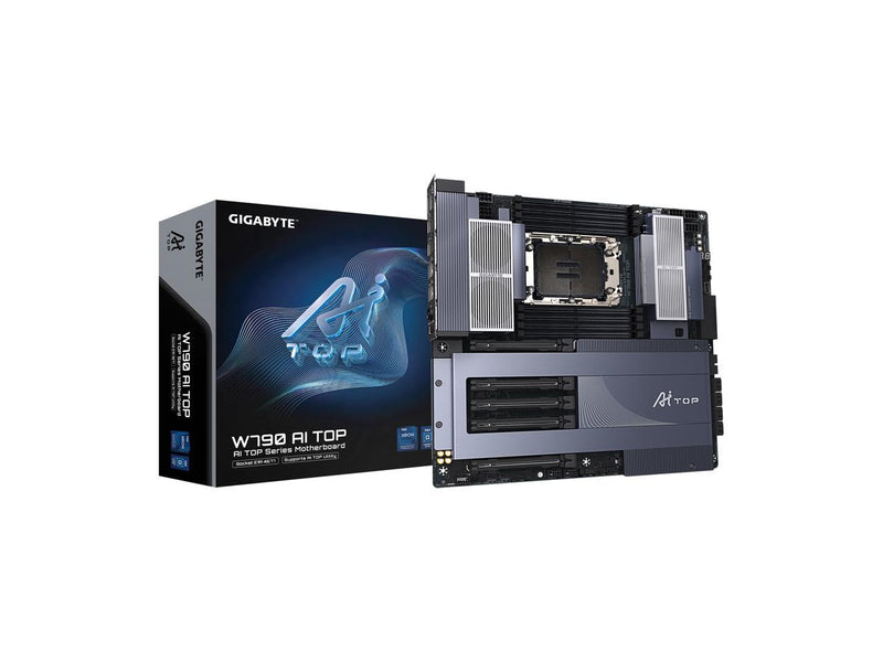 GIGABYTE W790 AI TOP Intel Xeon W Processor Motherboard (LGA4677), E-ATX, DDR5,