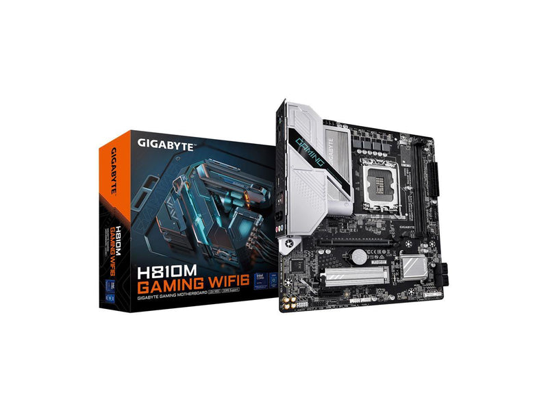 GIGABYTE H810M GAMING WIFI6 Intel Core Ultra (Series 2) LGA 1851 Motherboard,