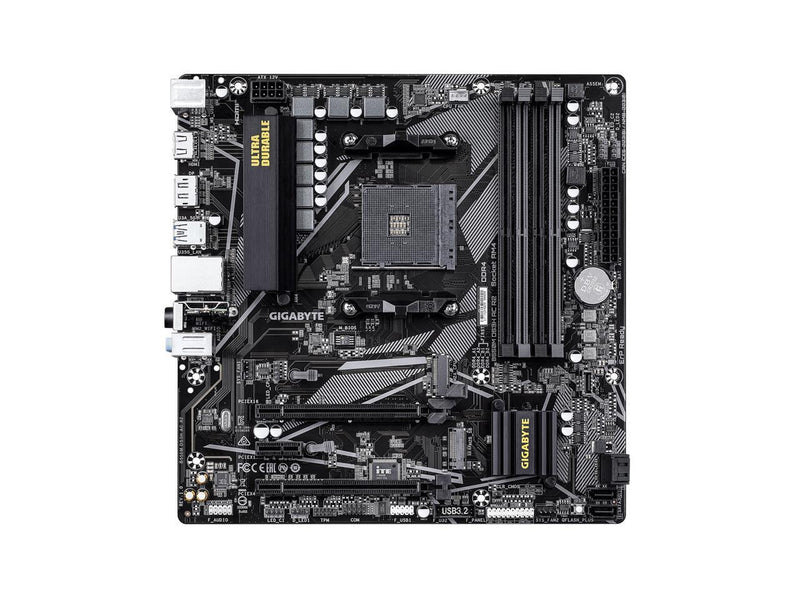 GIGABYTE B550M DS3H AC R2 Supports AMD AM4 Ryzen 5000 G-Series, AMD Ryzen 5000