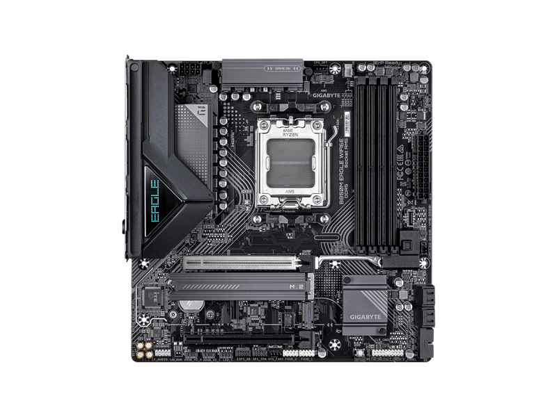 GIGABYTE B850M EAGLE WIFI6E AMD AM5 Motherboard, M-ATX, DDR5, 2x M.2, PCIe 5.0,