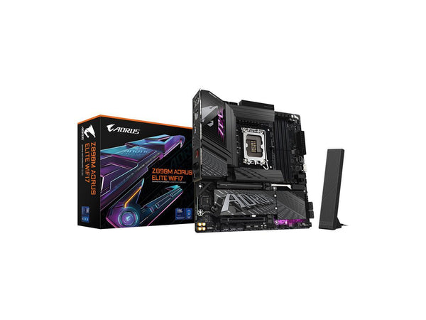 GIGABYTE Z890M A ELITE WIFI7 LGA 1851 Intel Z890 Micro ATX Motherboard