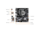 GIGABYTE H610M D3W WIFI6 Intel LGA 1700 Micro ATX Motherboard, Supports