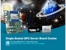 TYAN Combo Deal, S8030GM2NE-2T ATX Server Motherboard Installed AMD EPYC 7282,