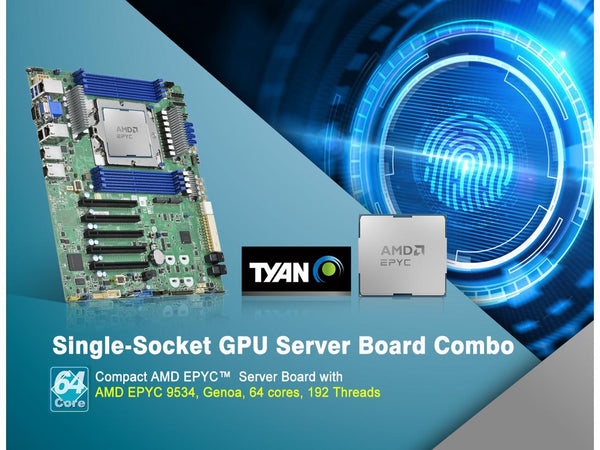 Tyan Combo deal, Tyan S8050GM2NE Server Motherboard installed AMD Epyc 9534,