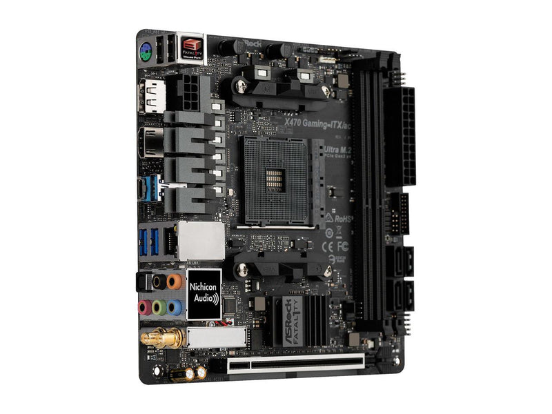 ASRock Fatal1ty X470 Gaming-ITX/ac AM4 AMD Ryzen 3000 Series CPU Ready Mini ITX
