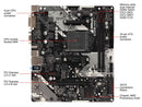 ASRock AMD Ryzen AM4 Compatible with A320 Chip MicroATX Motherboard A320M-HDV