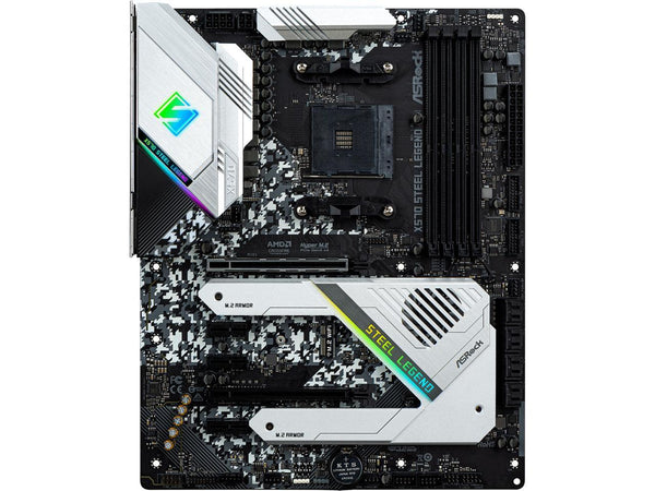 ASRock AM4/X570 Steel Legend/4DDR4/HDMI/DP/R45 Motherboard