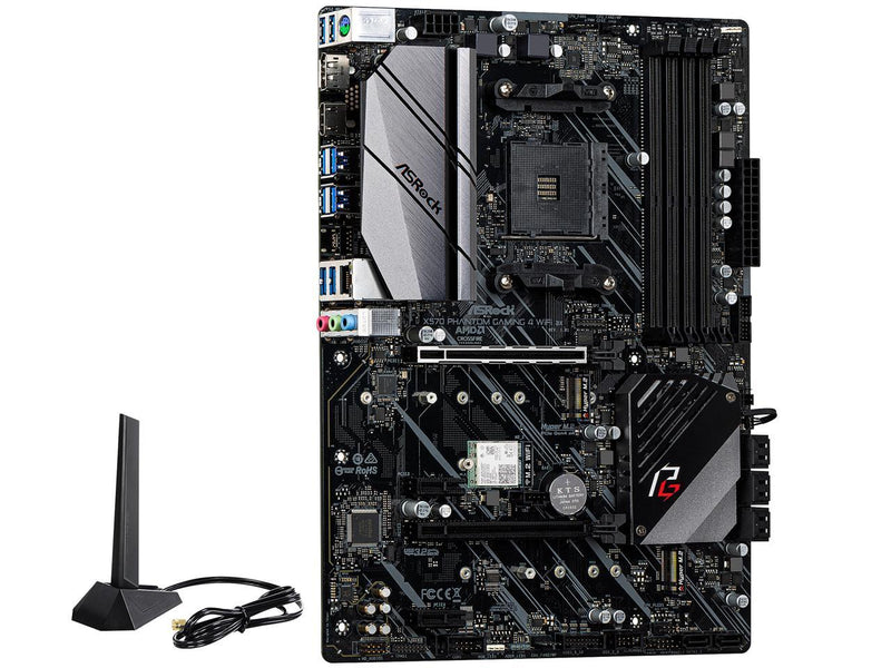 ASRock X570PHANTOMGAMING4WIFI AX AM4 AMD X570 SATA 6Gb/s ATX AMD Motherboard