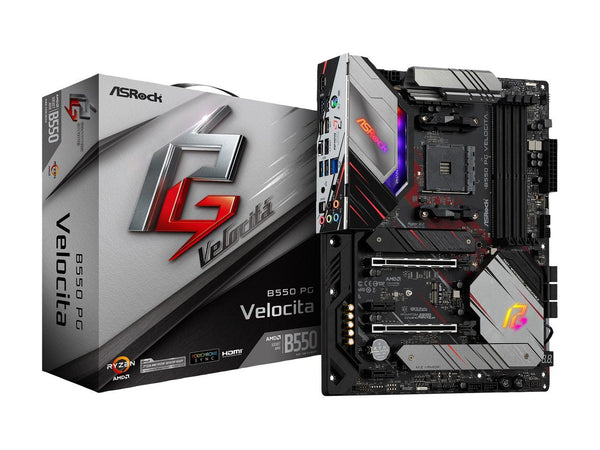 ASRock B550 PG Velocita Supports 3rd Gen AMD AM4 Ryzen/Future AMD Ryzen