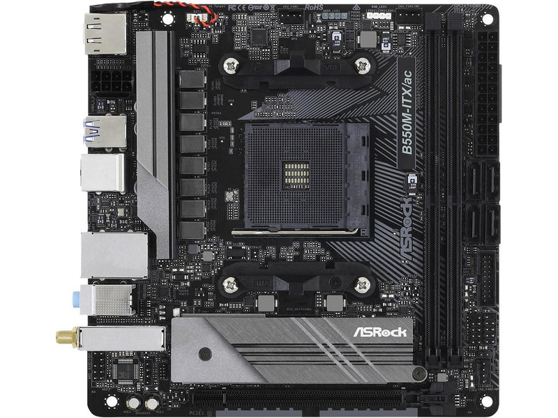 ASRock B550M-ITX/AC Supports 3rd Gen AMD AM4 Ryzen / Future AMD Ryzen