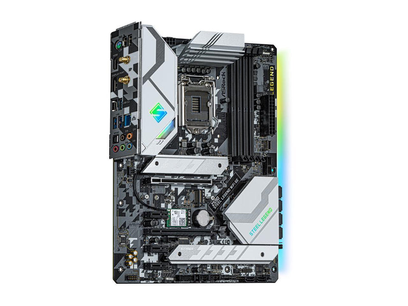 ASROCK Z590 Steel Legend WiFi 6E Socket LGA1200/ Intel Z590/ DDR4/ Quad