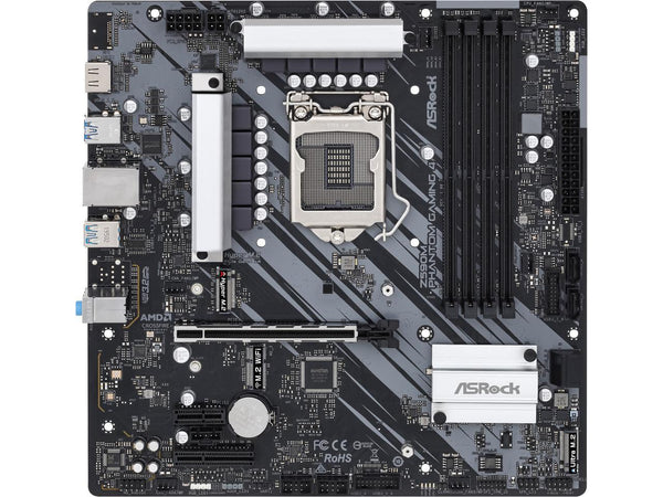 ASRock Z590M Phantom Gaming 4 LGA 1200 Intel Z590 SATA 6Gb/s Micro ATX Intel